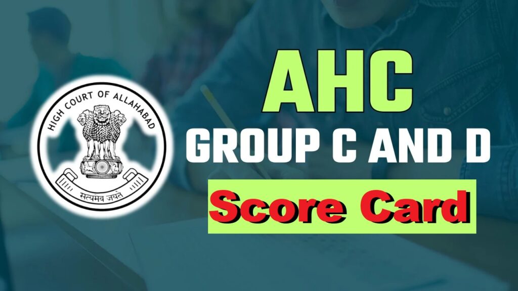 AHC Group C & D Score Card