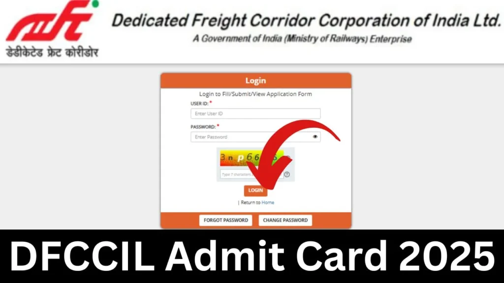 DFCCIL Admit Card 2025