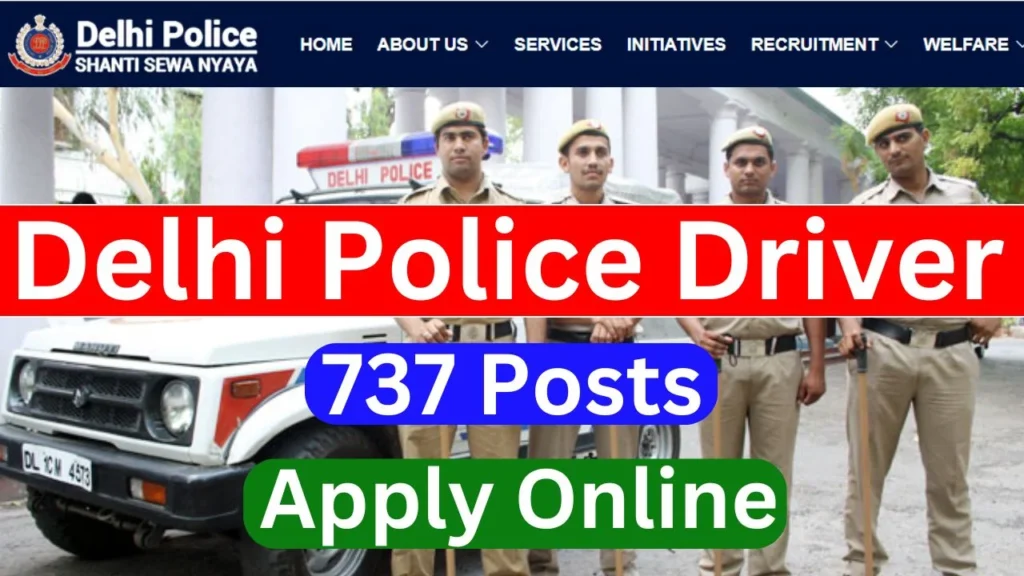 Delhi Poloce Drive 737 Posts Apply Online