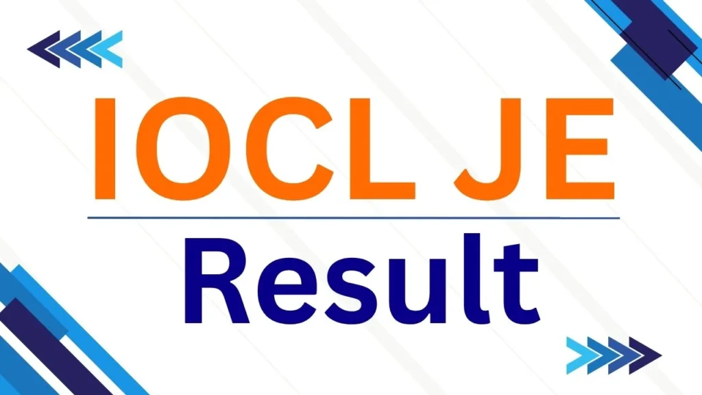 IOCL JE RESULT