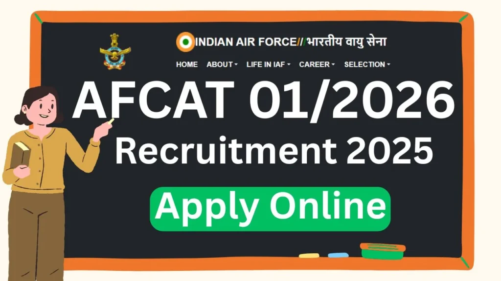 AFCAT 01/2026 Recruitment 2025 