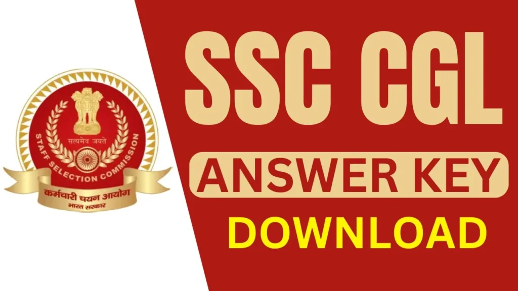 SSC CGL ANSWER KEY DOWNLOAD