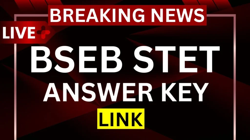 BSEB STET ANSWER KEY LINK