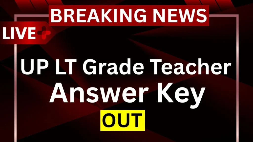 UP LT Grade Teacher Answer Key OUT