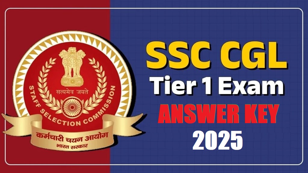 SSC CGL Tier 1 Exam ANSWER KEY 2025 