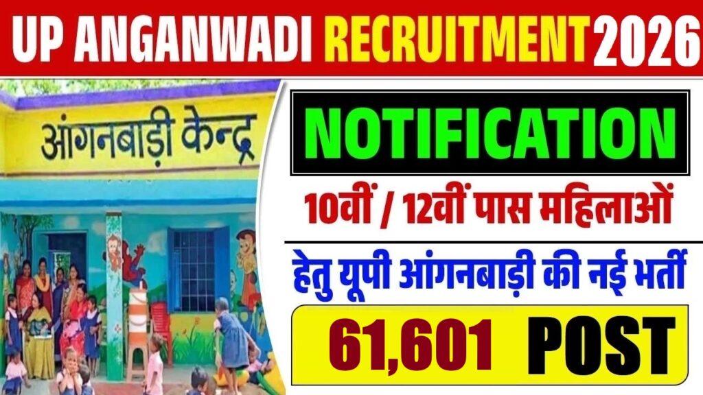 UP ANGANWADI RECRUITMENT 2026
