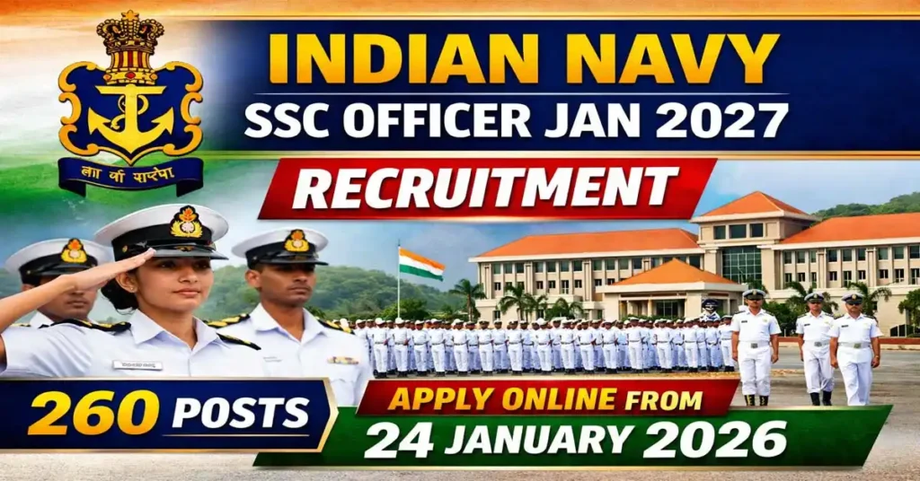 INDIAN NAVY SSC OFFICER JAN 2027