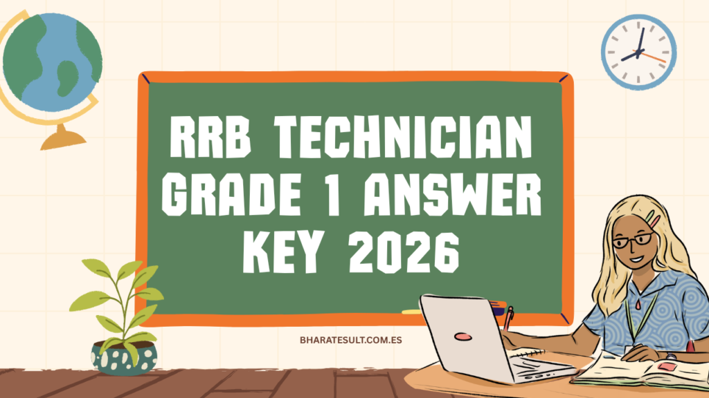 RRB Technician Grade 1 Answer Key 2026