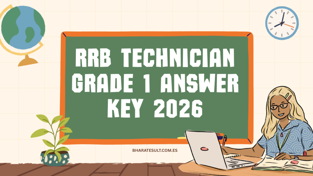 RRB Technician Grade 1 Answer Key 2026