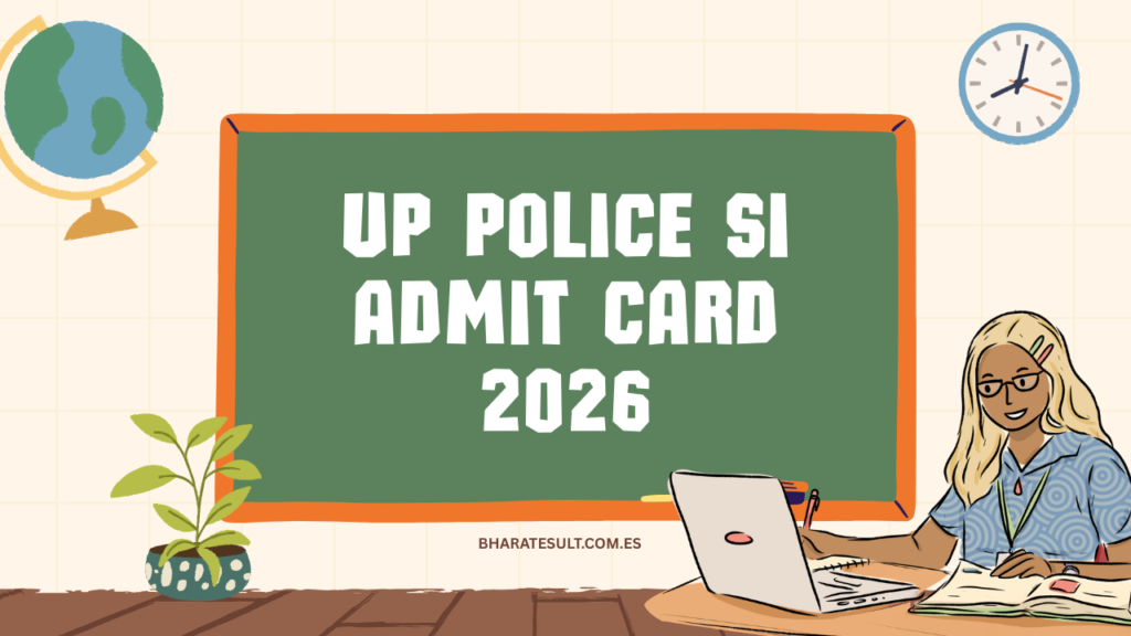 UP Police SI Admit Card 2026