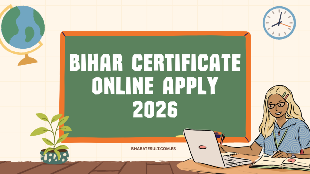 Bihar Certificate Online Apply 2026