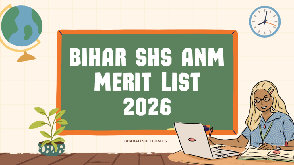 Bihar SHS ANM Merit List 2026