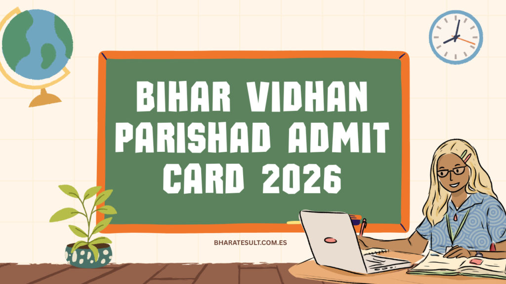 Bihar Vidhan Parishad Admit Card 2026