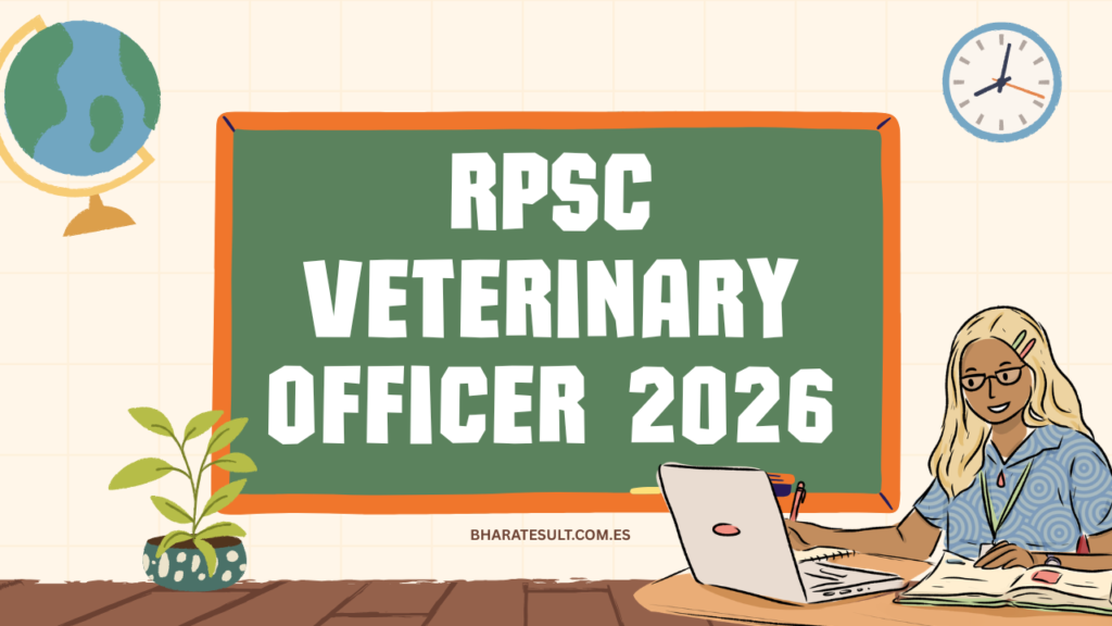 RPSC Veterinary Officer 2026