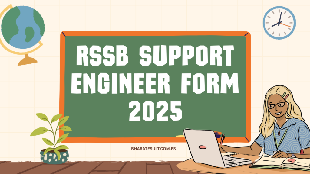 RSSB Support Engineer Form 2025