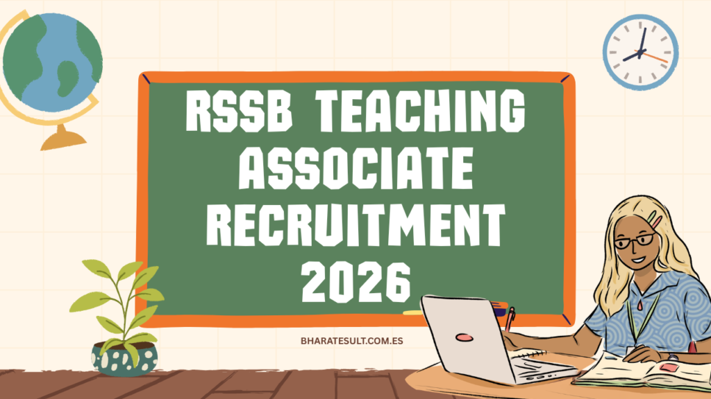 RSSB Teaching Associate Recruitment 2026