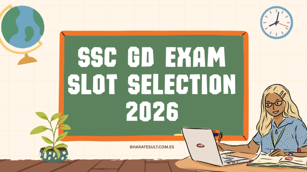 SSC GD Exam Slot Selection 2026