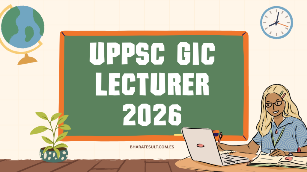 UPPSC GIC Lecturer 2026
