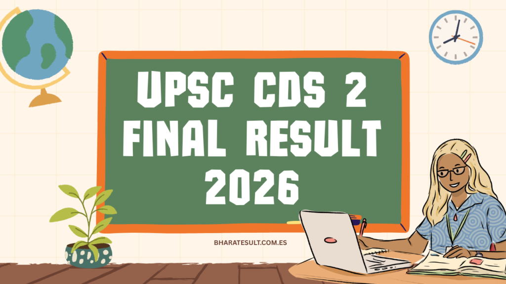 UPSC CDS 2 Final Result 2026