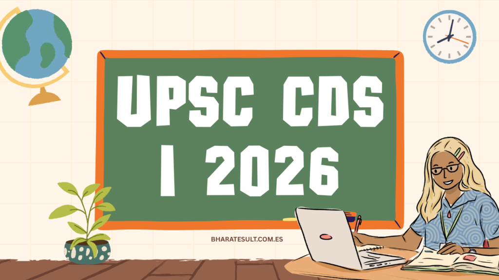 UPSC CDS I 2026