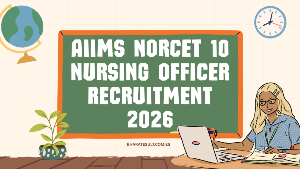AIIMS NORCET 10 Nursing Officer Recruitment 2026
