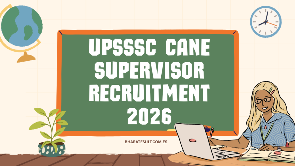 UPSSSC Cane Supervisor Recruitment 2026