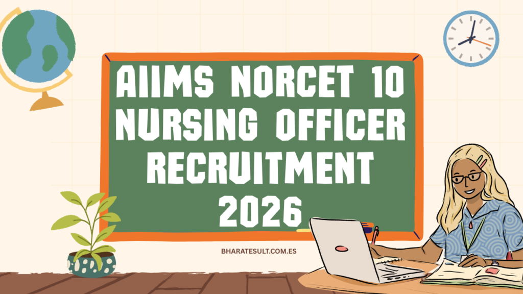AIIMS NORCET 10 Nursing Officer Recruitment 2026