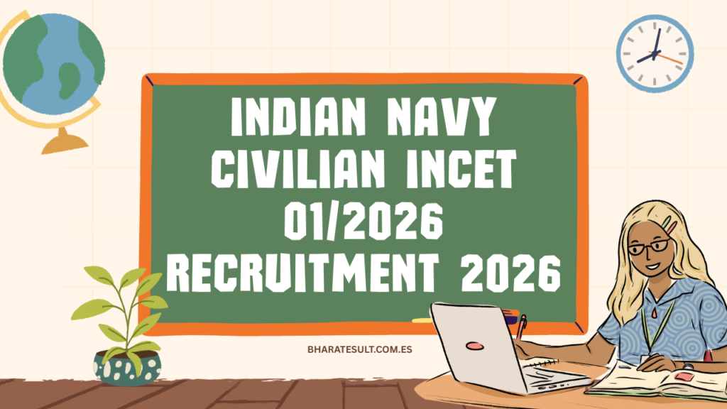 Indian Navy Civilian INCET 012026 Recruitment 2026