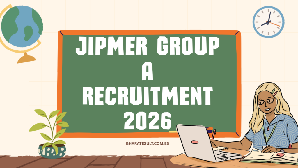 JIPMER Group A Recruitment 2026