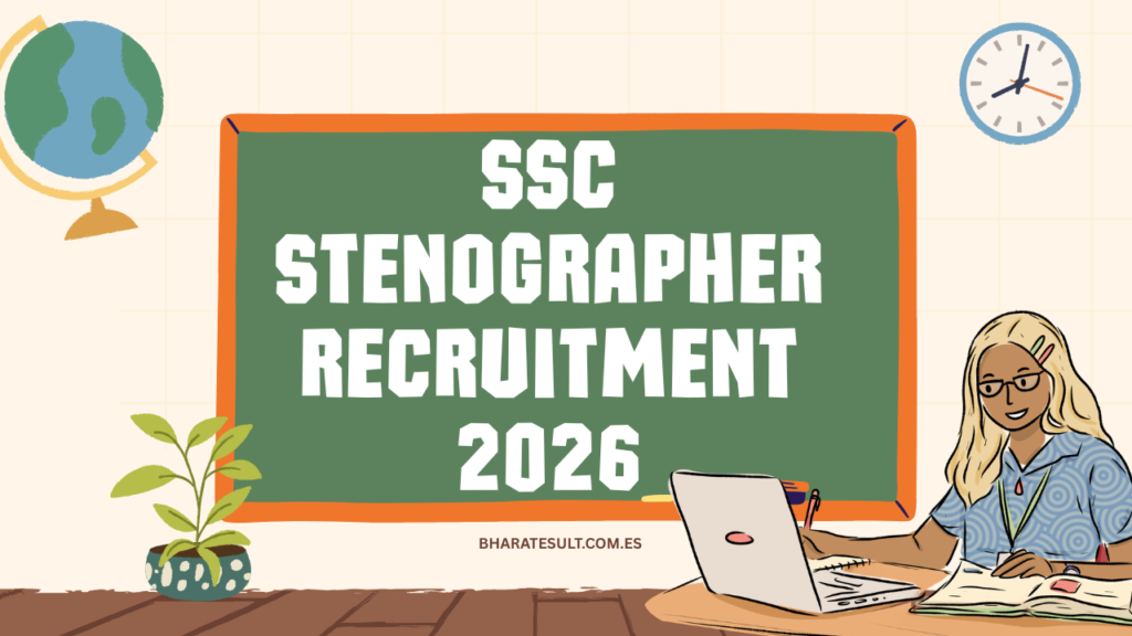 SSC Stenographer Recruitment 2026