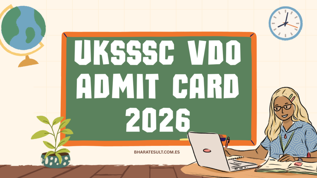 UKSSSC VDO Admit Card 2026