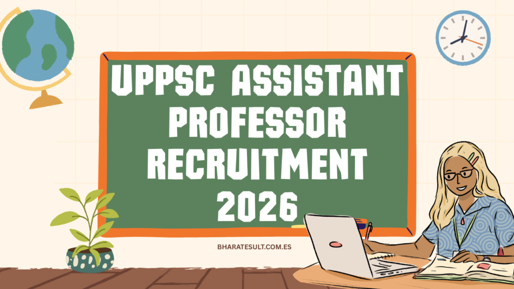 UPPSC Assistant Professor Recruitment 2026