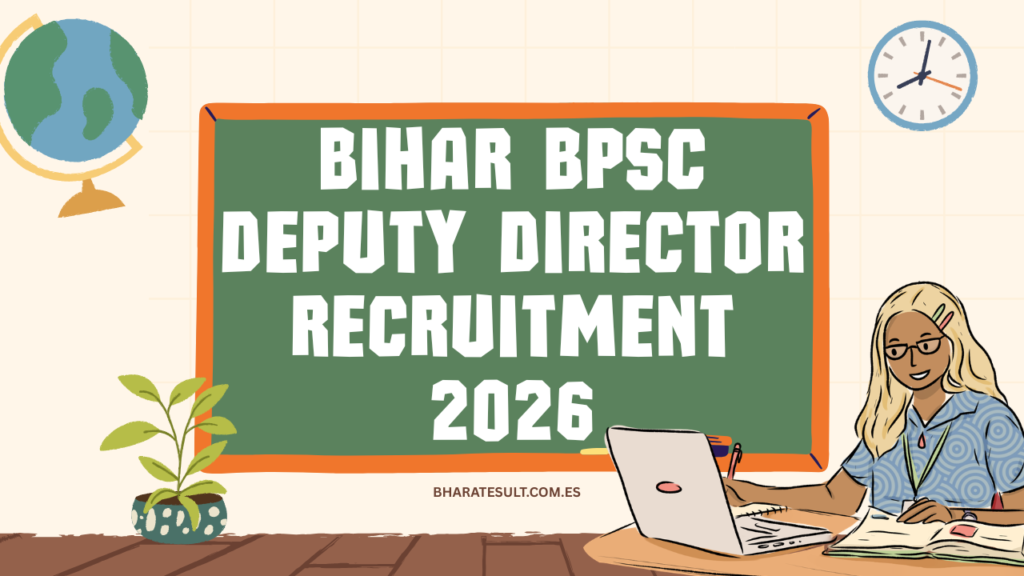 Bihar BPSC Deputy Director Recruitment 2026