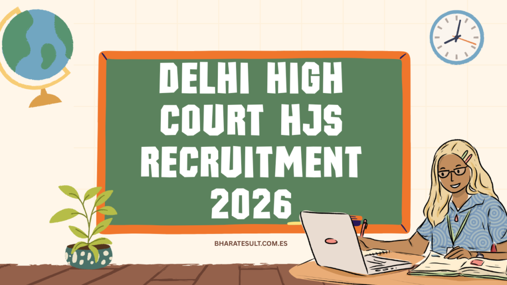 Delhi High Court HJS Recruitment 2026