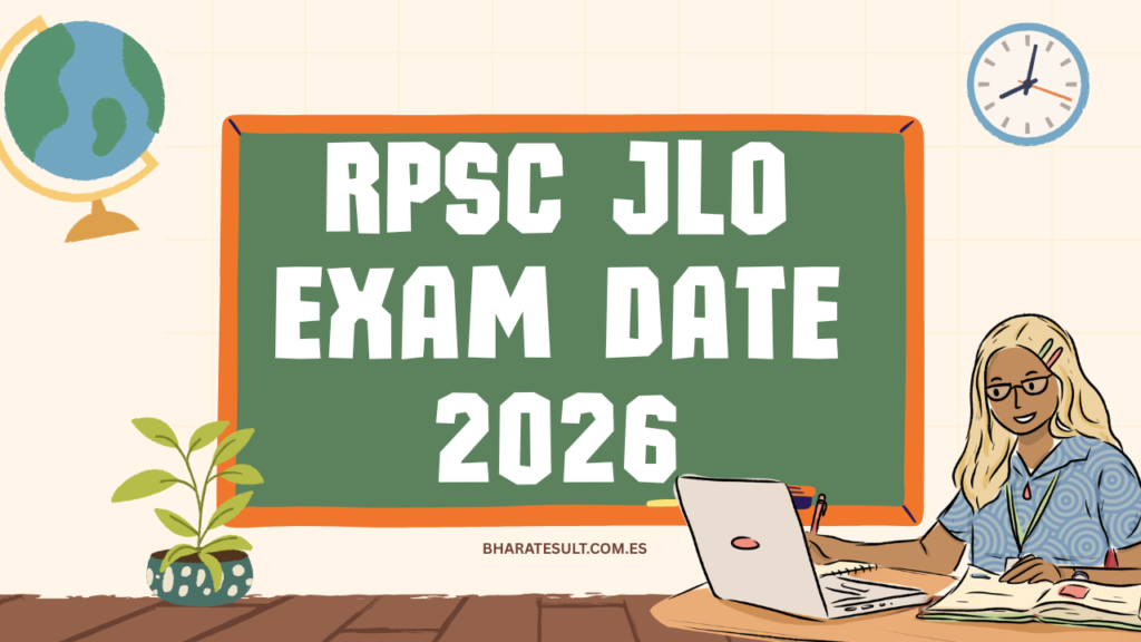 RPSC JLO Exam Date 2026