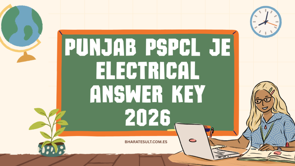 Punjab PSPCL JE Electrical Answer Key 2026