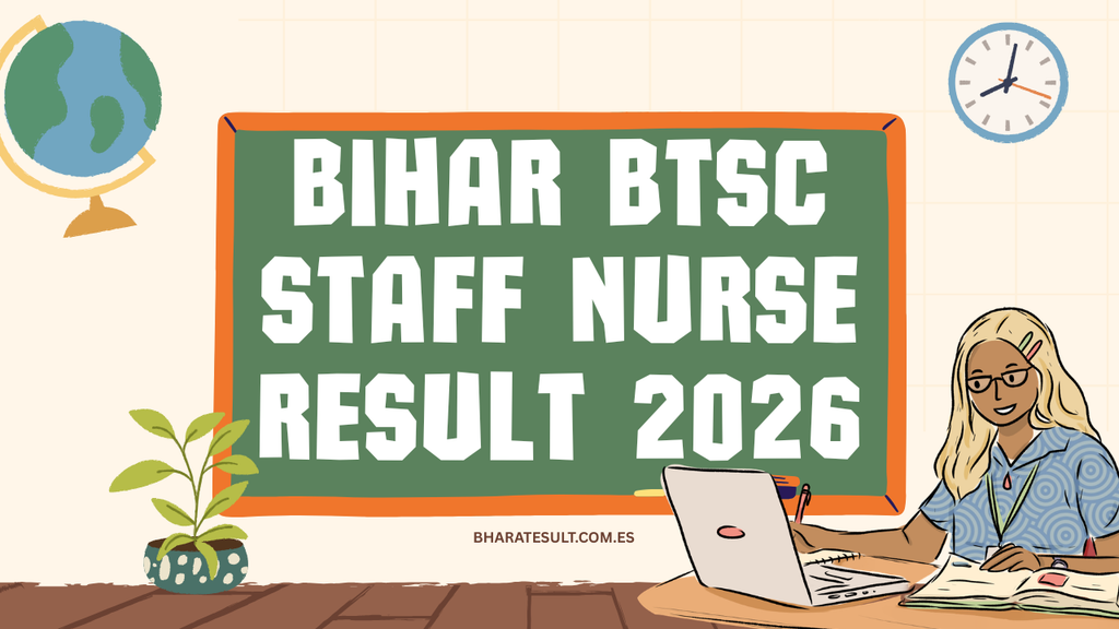 Bihar BTSC Staff Nurse Result 2026