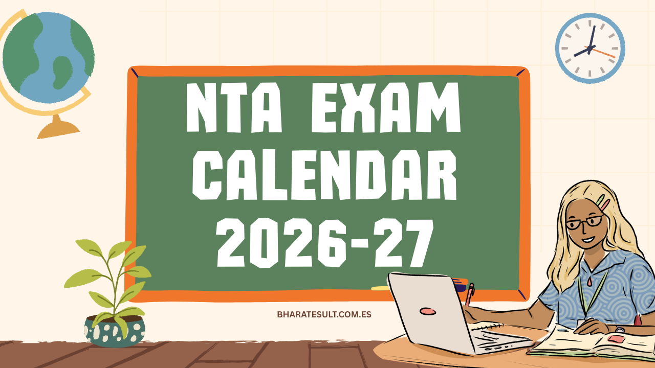 NTA Exam Calendar 2026-27 Out: JEE Main, UGC NET, CUET PG Dates