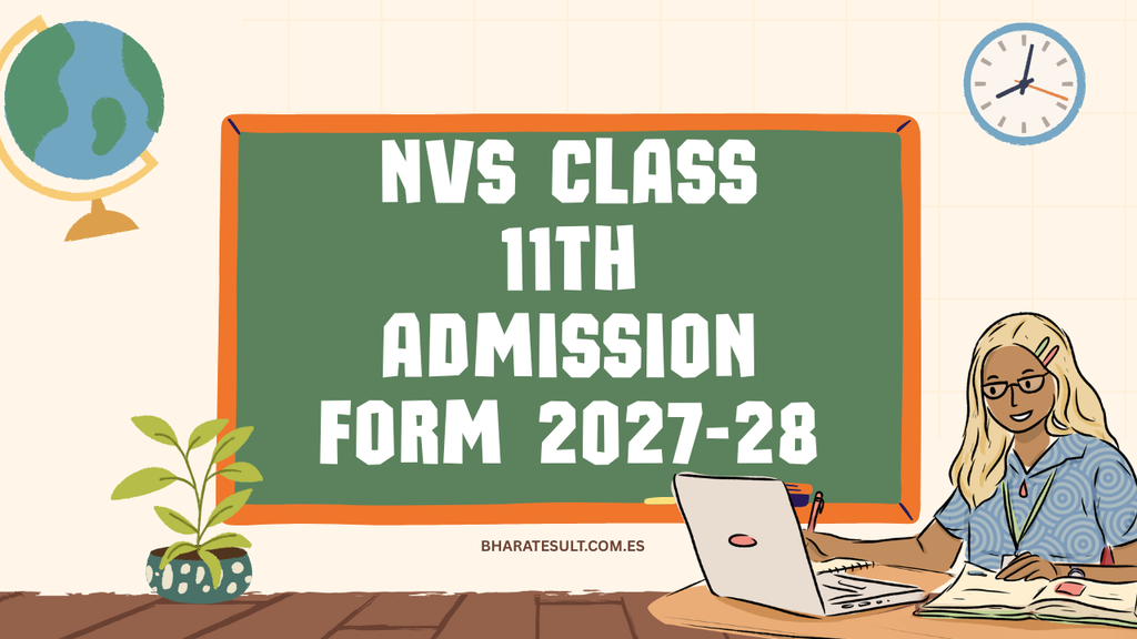 NVS Class 11th Admission Form 2027-28