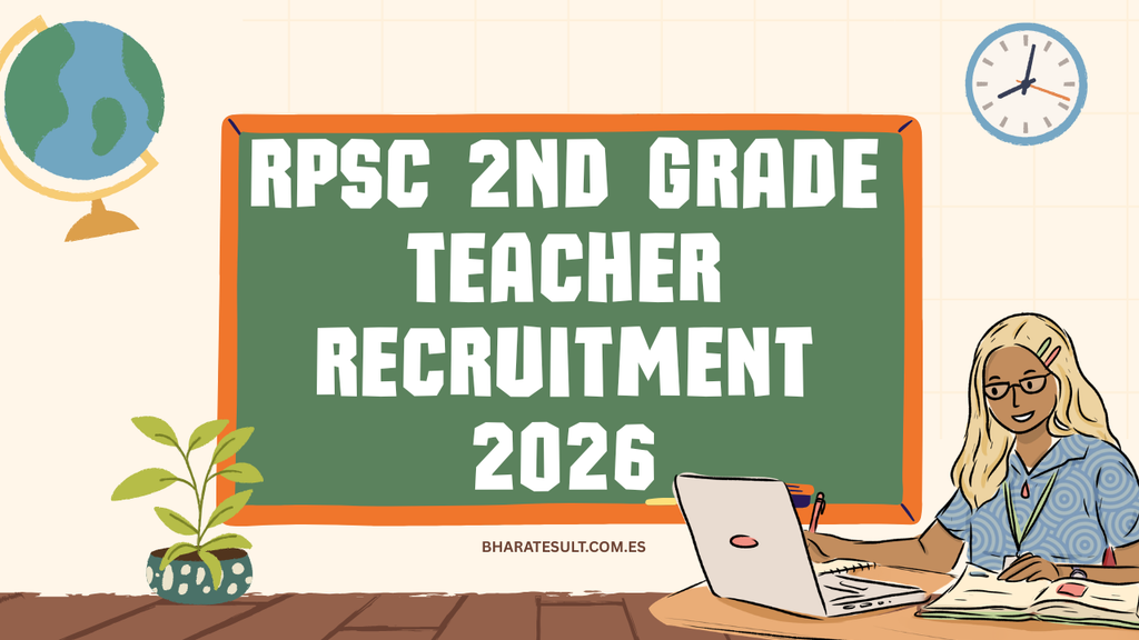 RPSC 2nd Grade Teacher Recruitment 2026