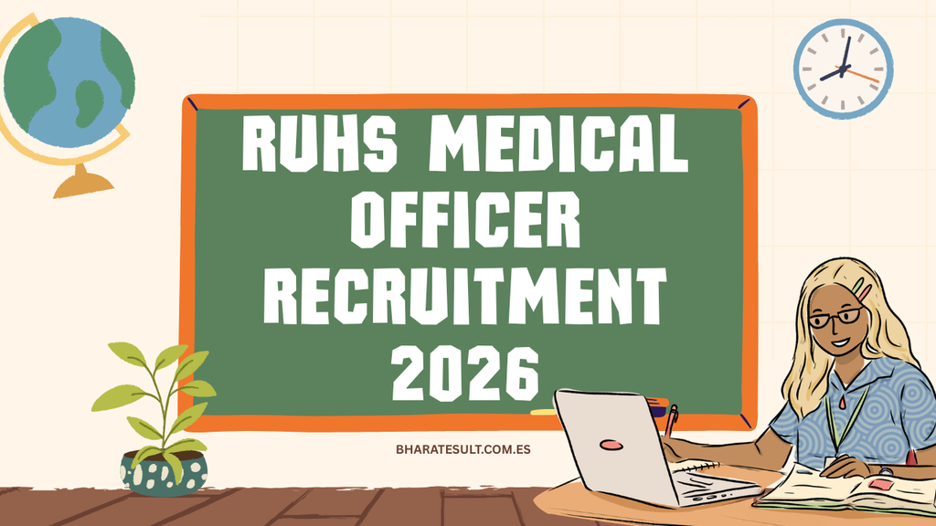 RUHS Medical Officer Recruitment 2026