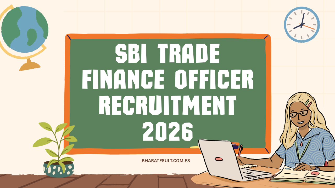 SBI Trade Finance Officer Recruitment 2026