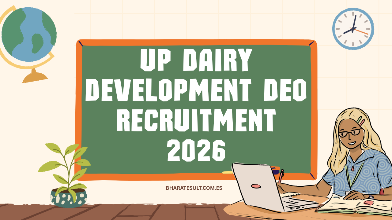 UP Dairy Development DEO Recruitment 2026
