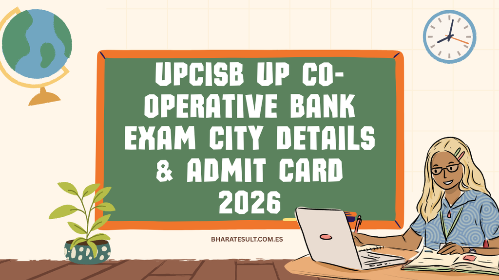 UPCISB UP Co-operative Bank Exam City Details & Admit Card 2026