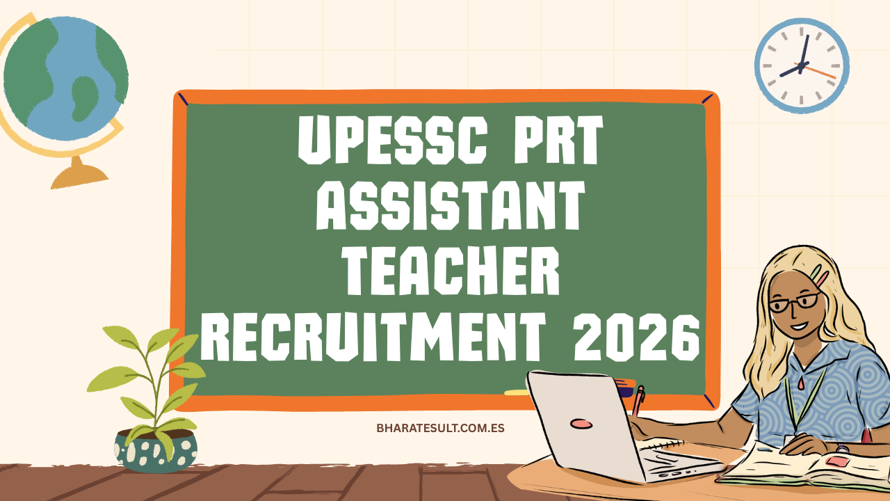 UPESSC PRT Assistant Teacher Recruitment 2026