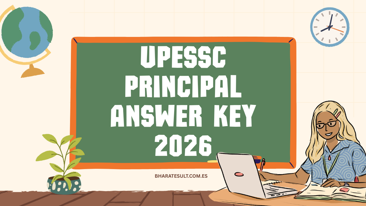UPESSC Principal Answer Key 2026