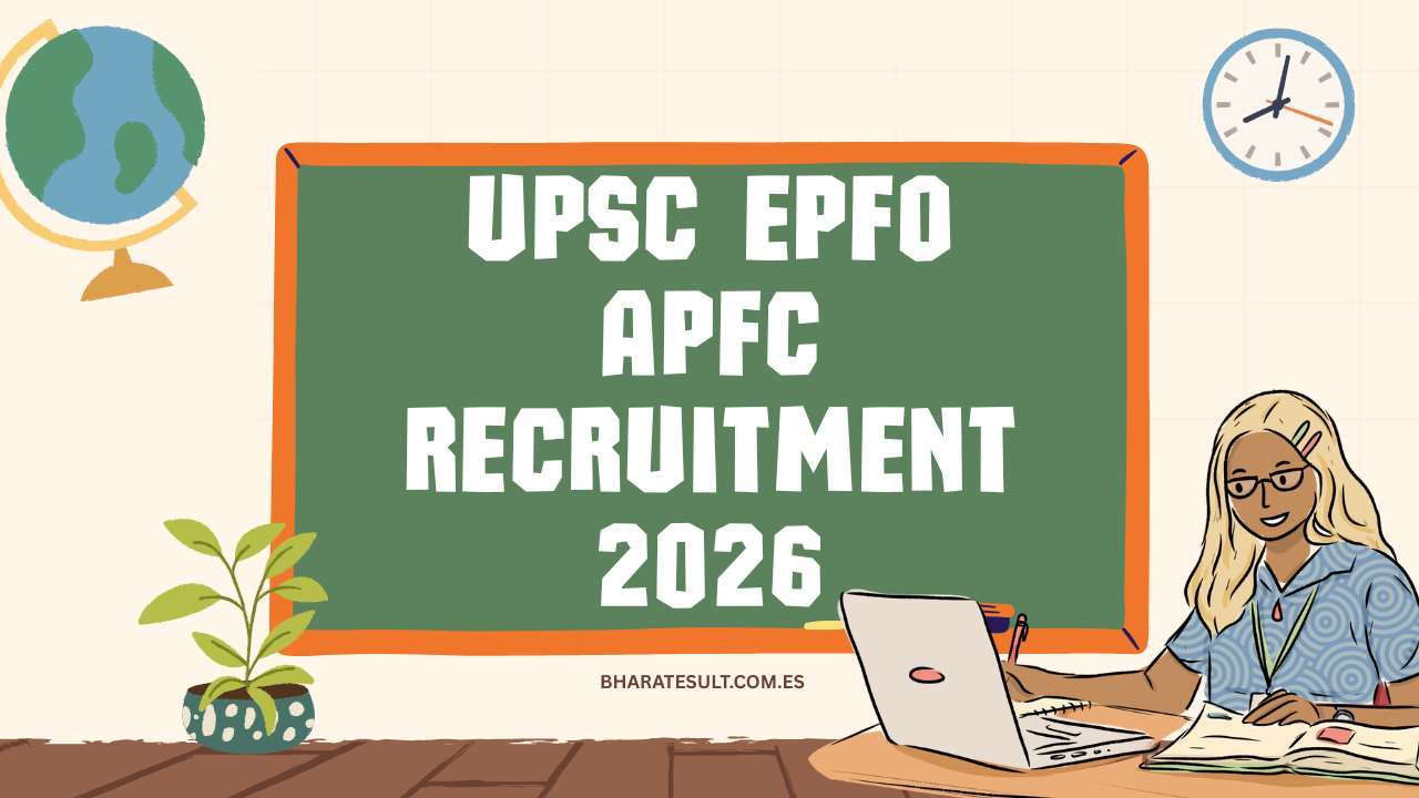 UPSC EPFO APFC Recruitment 2026