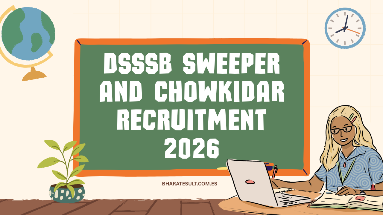 DSSSB Sweeper and Chowkidar Recruitment 2026