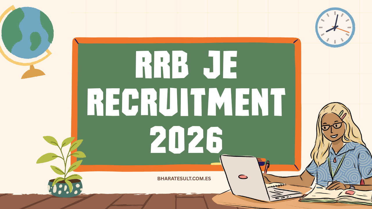 RRB JE Recruitment 2026