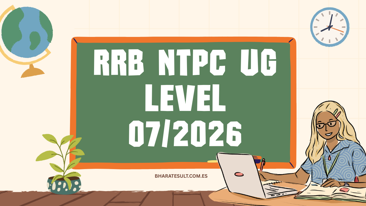 RRB NTPC UG Level 072026